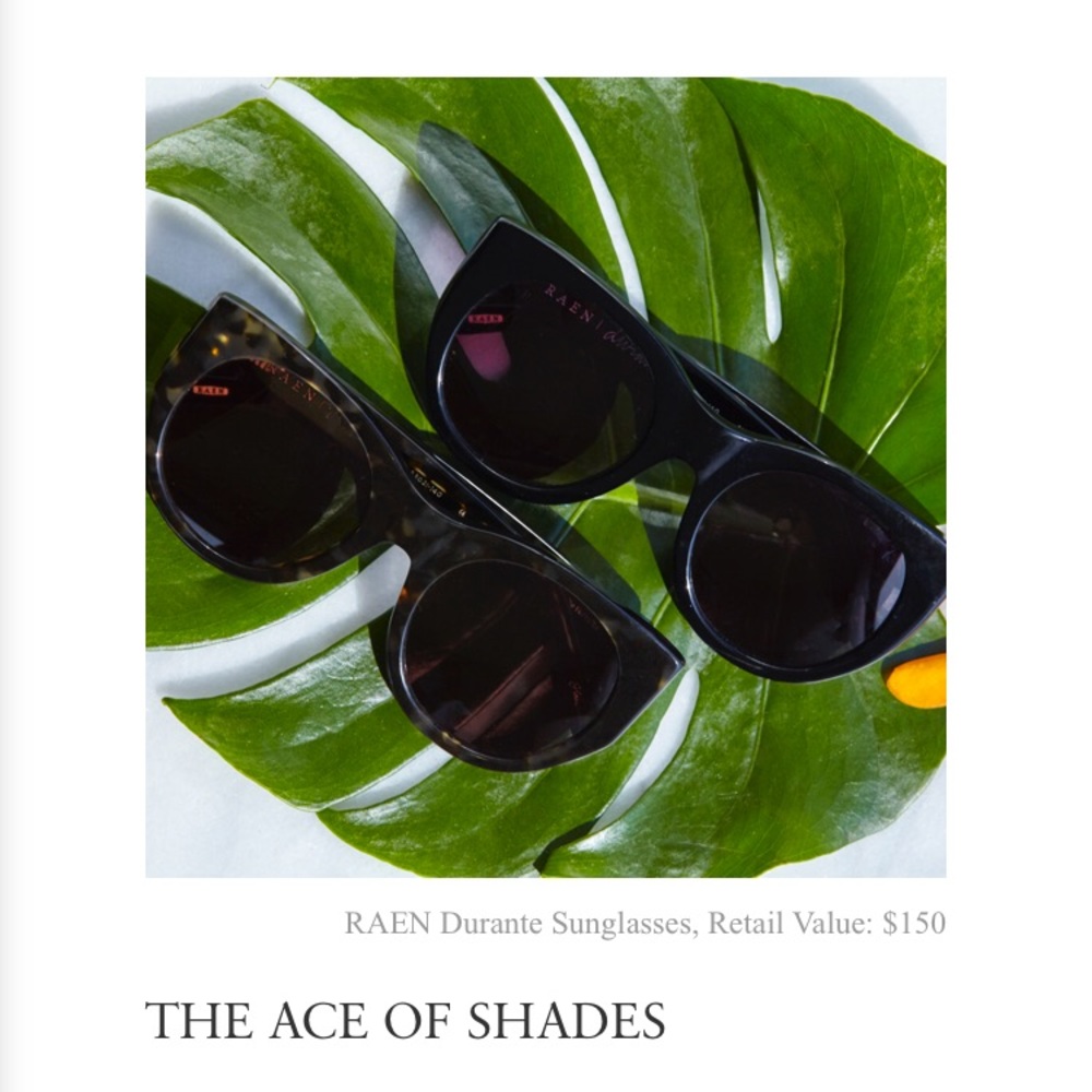 Rachel Zoe Raen Durante Sunglasses (Black)